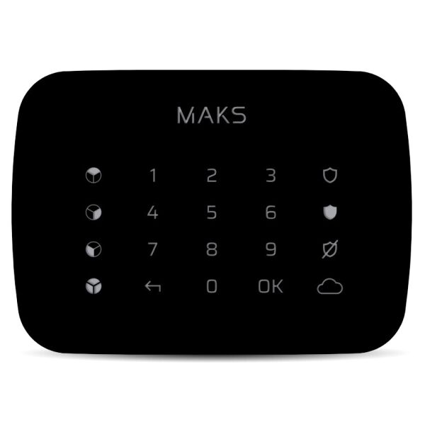 

Беспроводная сенсорная клавиатура Maks Keypad black