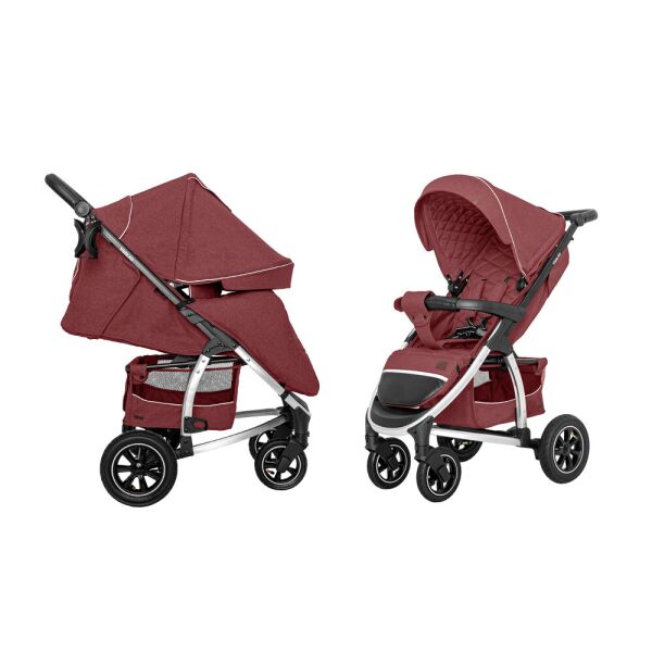 

Коляска прогулочная Carrello Vista CRL-5511 Ruby Red в льне +дождевик