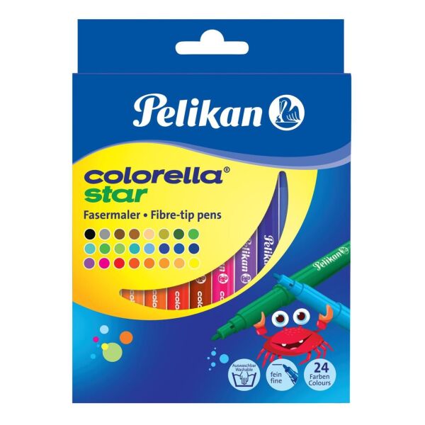 

Фломастери Pelikan Colorella Star 24 кольори коробка