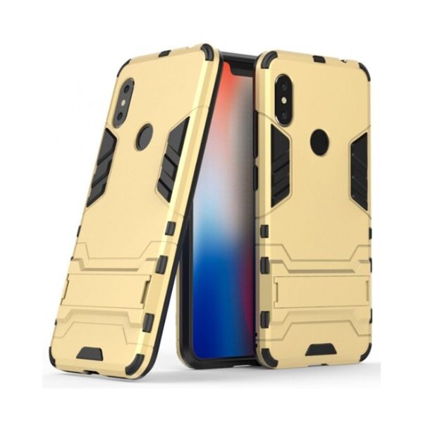 

Противоударный чехол IronMan для Xiaomi Redmi Note 6 Pro Золотой