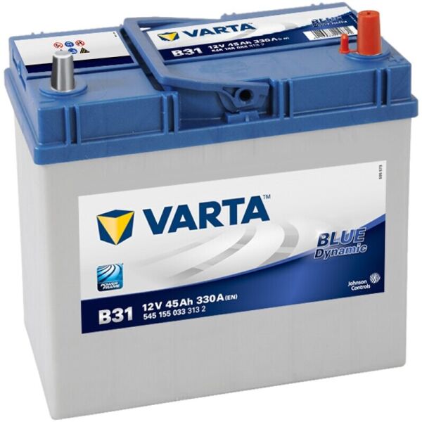 

Автомобильный аккумулятор Varta Blue Dynamic B31 45 A-h 330 A Asia тонкие клеммы, (545155033)