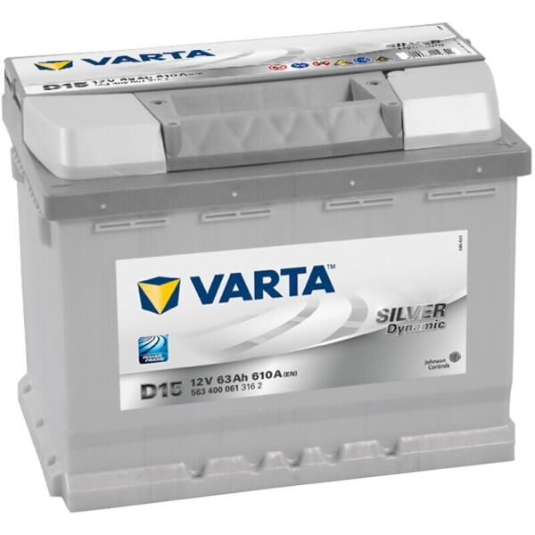 

Автомобильный аккумулятор Varta Silver Dynamic D15 63 A-h 610 A (563400061)