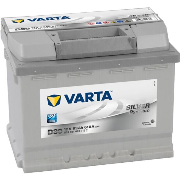 

Автомобильный аккумулятор Varta Silver Dynamic D39 63 A-h 610 A (563401061)
