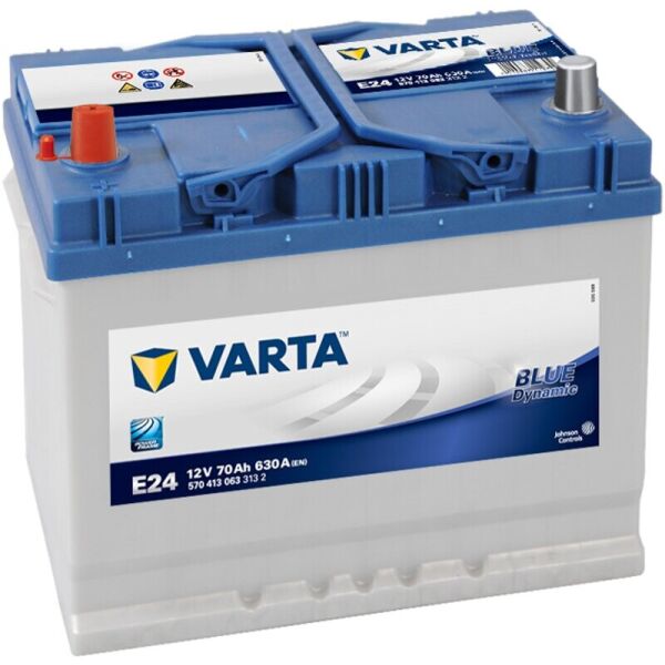 

Автомобильный аккумулятор Varta Blue Dynamic E24 70 Ah 630 A Asia, (570413063)