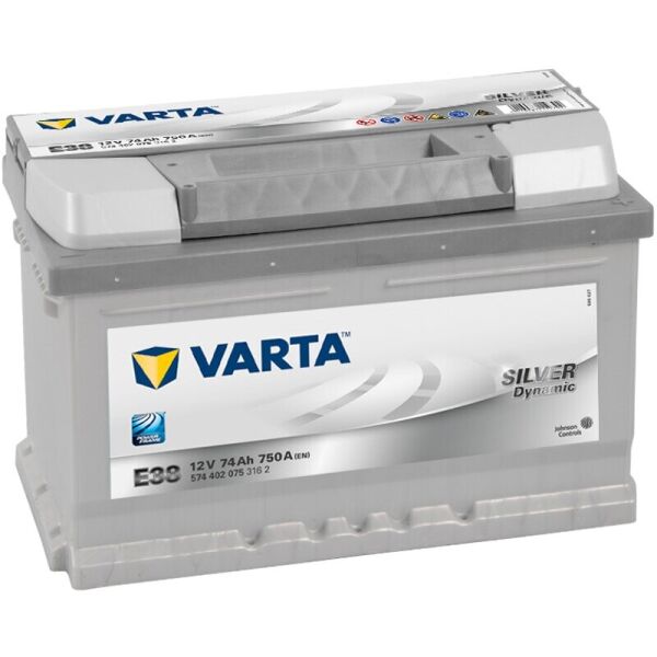 

Автомобильный аккумулятор Varta Silver Dynamic E38 74 A-h 750 A (574402075)