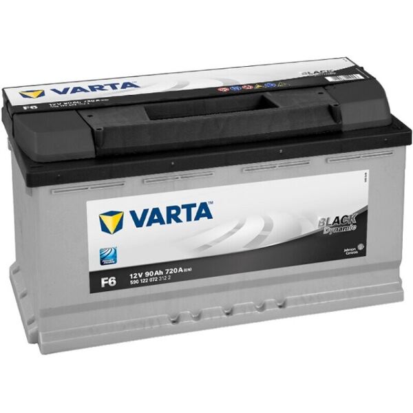 

Автомобильный аккумулятор Varta Black Dynamic F6 90 A-h 720 A (590122072)