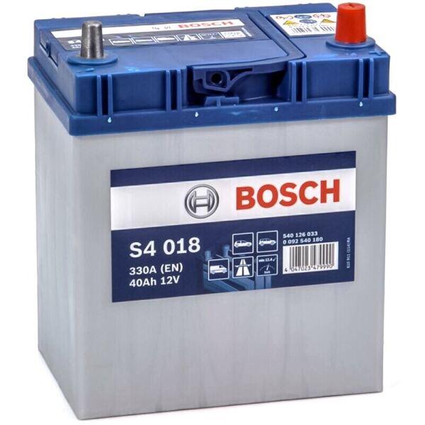 

Автомобильный аккумулятор Bosch S4 018 Silver 40 Ah 330 A (0092S40180)