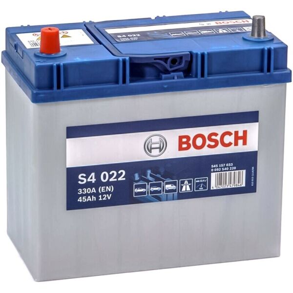 

Автомобильный аккумулятор Bosch S4 022 Silver 45 Ah 330 A (0092S40220)