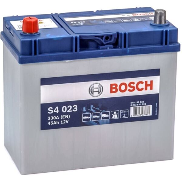 

Автомобильный аккумулятор Bosch S4 023 Silver 45 Ah 330 A (0092S40230)