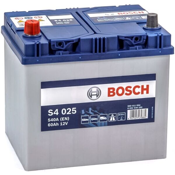 

Автомобильный аккумулятор Bosch S4 025 Silver 60 Ah 540 A (0092S40250)