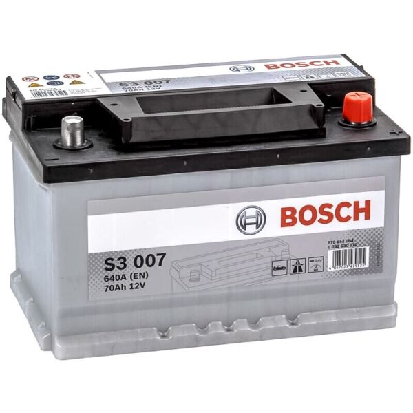 

Автомобильный аккумулятор Bosch S3 007 Black 70 Ah 640 A (0092S30070)