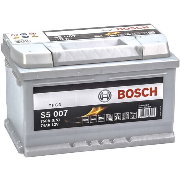 

Автомобильный аккумулятор Bosch S5 007 Silver Plus 74 Ah 750 A (0092S50070)