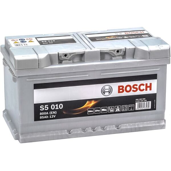 

Автомобильный аккумулятор Bosch S5 010 Silver Plus 85 Ah 800 A (0092S50100)