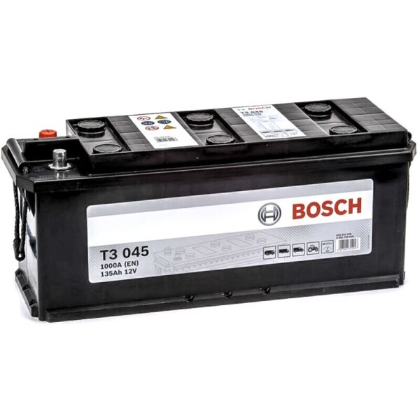 

Автомобильный аккумулятор Bosch T3 045 135 Ah 1000 A (0092T30450)