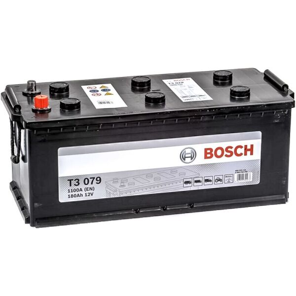 

Автомобильный аккумулятор Bosch T3 079 180 Ah 1100 A (0092T30790)