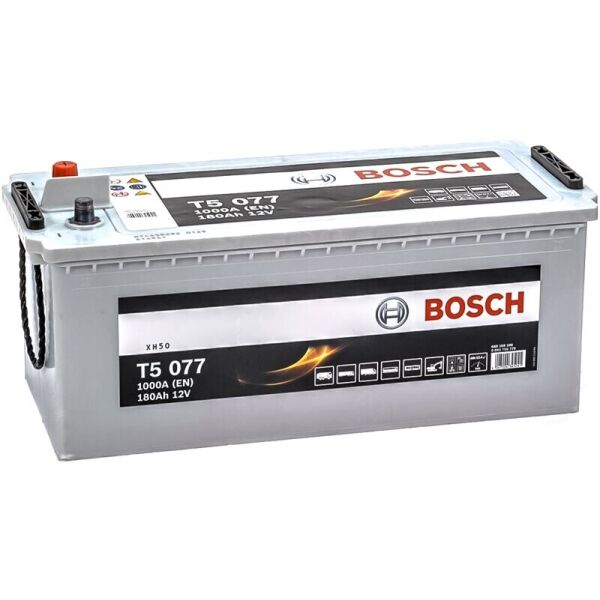 

Автомобильный аккумулятор Bosch T5 077 180 Ah 1000 A (0092T50770)