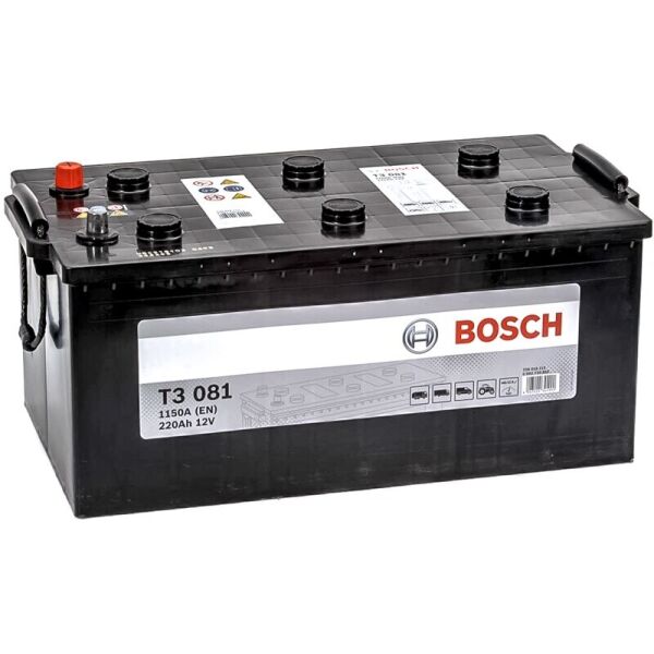 

Автомобильный аккумулятор Bosch T3 081 220 Ah 1150 A (0092T30810)