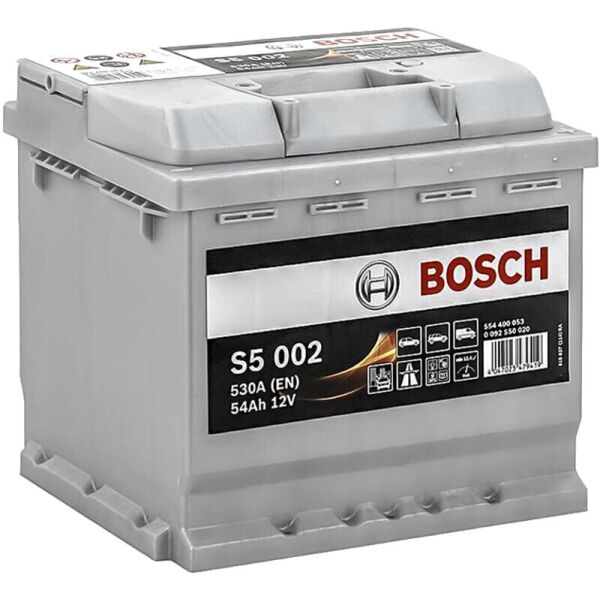 

Автомобильный аккумулятор Bosch S5 002 Silver Plus 54 Ah 530 A (0092S50020)