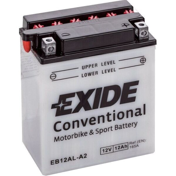 

Автомобильный аккумулятор Exide Bike 12 Ah 12 V 165 A (EB12AL-A2)