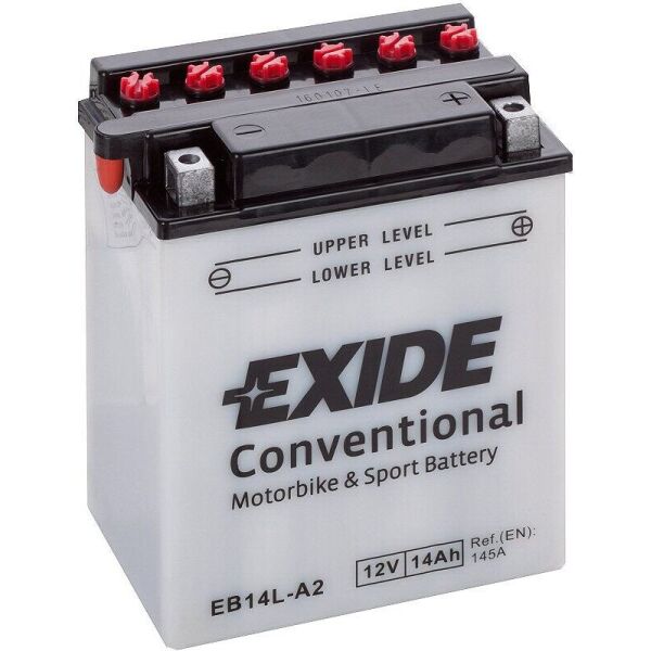 

Автомобильный аккумулятор Exide Bike 14 Ah 12 V 145 A (EB14L-A2)