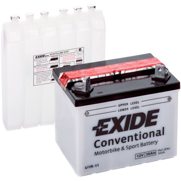 

Автомобильный аккумулятор Exide Bike 30 Ah 12 V 300 A (U1R-11)