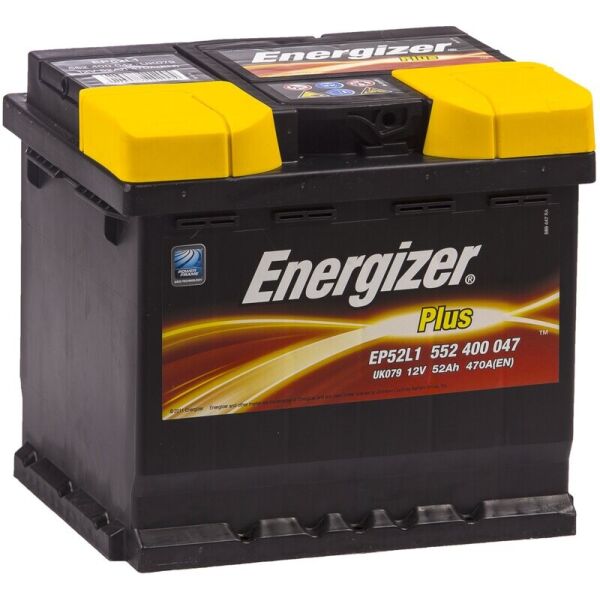 

Автомобильный аккумулятор Energizer Plus 52 Ah 470 A (552400047)