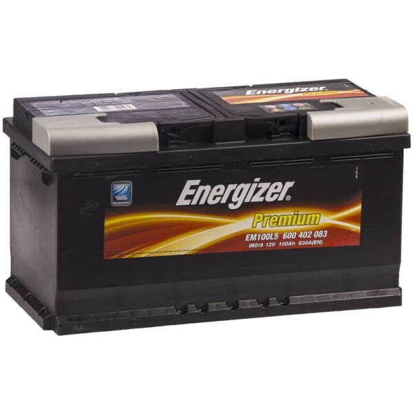 

Автомобильный аккумулятор Energizer Premium 100 Ah 830 A (600402083)