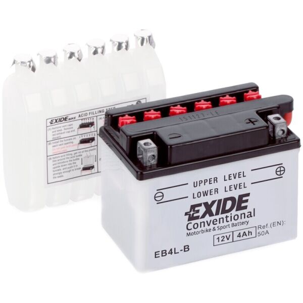 

Автомобильный аккумулятор Exide Bike 4 Ah 12 V 50 A (EB4L-B)