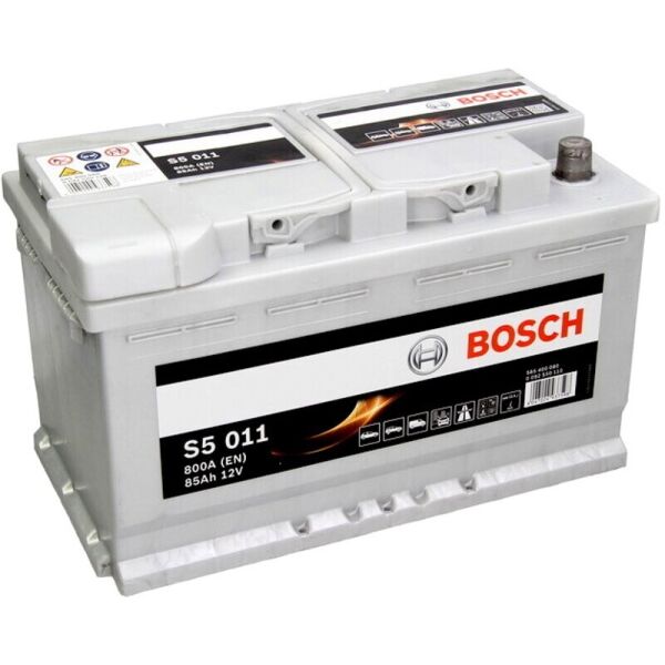 

Автомобильный аккумулятор Bosch S5 011 Silver Plus 85 Ah 800 A (0092S50110)
