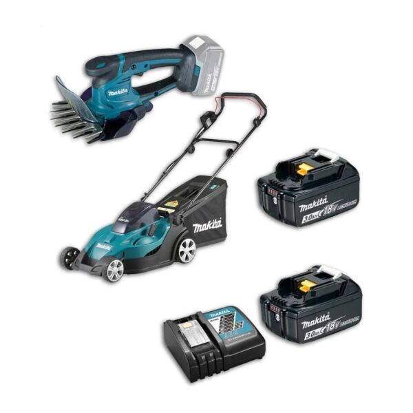 

Набор инструментов Makita DLM380Z + DUM604Z + 2 акб 18 V 3 Ah + з/у (DLXMUALAWN)