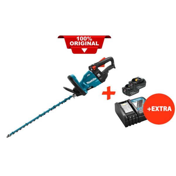 

Аккумуляторный кусторез Makita DUH602Z+2 акк.18V 5 Ah+быстрозарядное ЗУ (DUH602RT2)
