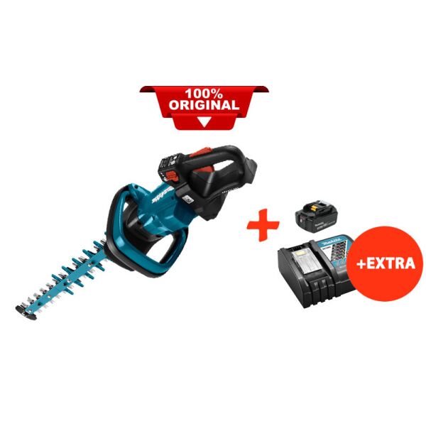

Аккумуляторный кусторез Makita DUH502Z+акк.18V 5 Ah+быстрозарядное ЗУ (DUH502RT)