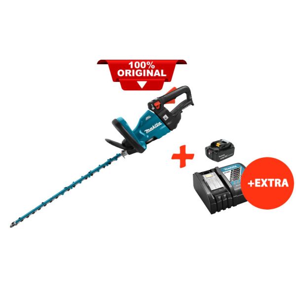 

Аккумуляторный кусторез Makita DUH602Z+акк.18V 5 Ah+быстрозарядное ЗУ (DUH602RT)