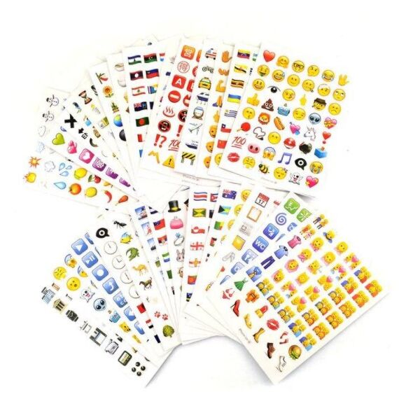

Наклейки Стикеры Смайлики Эмодзи Авторская Подборка LifeFLUX 912 наклеек Emoji