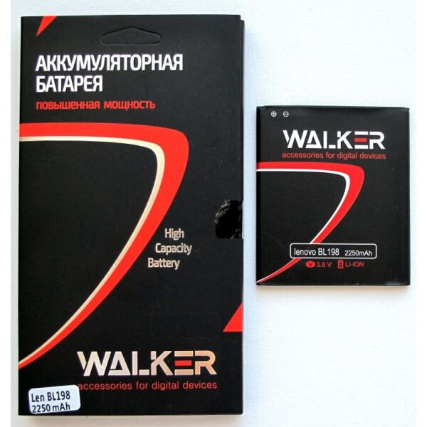 

Аккумулятор батарея Walker Lenovo BL198 (2250 mAh)