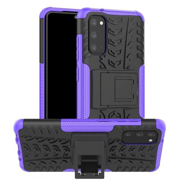 Акція на Чехол Armor Case для Samsung G985 Galaxy S20 Plus Purple від Allo UA