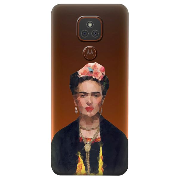 

Прозрачный силиконовый чехол iSwag для Motorola Moto G9 Play с рисунком - Фрида Кало (KS6642)