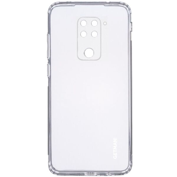 

Противоударный Защитный Термополиуретановый Чехол - Накладка GETMAN Clear 1,0 mm для Xiaomi Redmi Note 9 Ультратонкий / с Защитой Камеры / Прозрачный