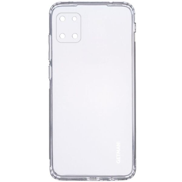 

Противоударный Защитный Термополиуретановый Чехол - Накладка GETMAN Clear 1,0 mm для Samsung Galaxy Note 10 Lite (A81) Ультратонкий / с Защитой Камеры / Прозрачный