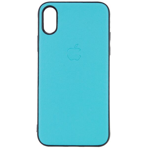 

Противоударный Защитный Кожаный Чехол - Накладка Epik Vivi Logo Series для Apple iPhone XS Max (6.5'') Термополиуретановый / Фактурный / Классический / Голубой