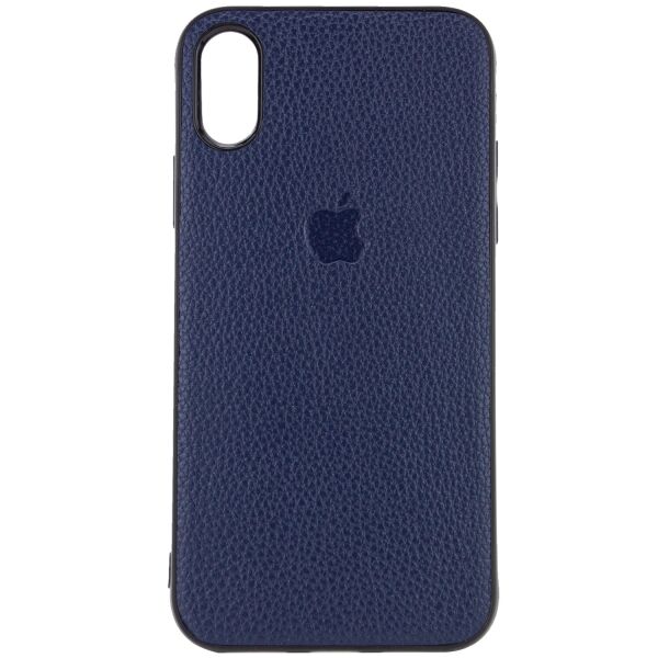 

Противоударный Защитный Кожаный Чехол - Накладка Epik Vivi Logo Series для Apple iPhone XS Max (6.5'') Термополиуретановый / Фактурный / Классический / Синий