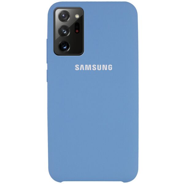 

Противоударный Защитный Силиконовый Чехол - Накладка Epik Silicone Cover (AAA) для Samsung Galaxy Note 20 Ultra Термополиуретановый / с Микрофиброй / Синий / Denim Blue