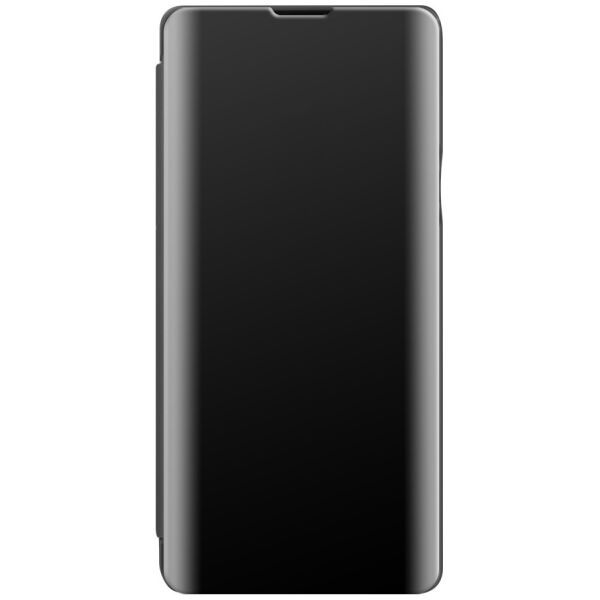 

Противоударный Защитный Поликарбонатный Чехол - Книжка с Подставкой Epik Clear View Standing Cover для Samsung Galaxy Note 10 Lite (A81) Глянцевый / Классический / Черный