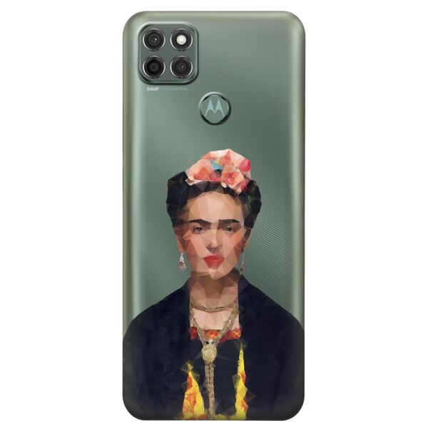

Прозрачный силиконовый чехол iSwag для Motorola Moto G9 Power с рисунком - Фрида Кало (KS8967)