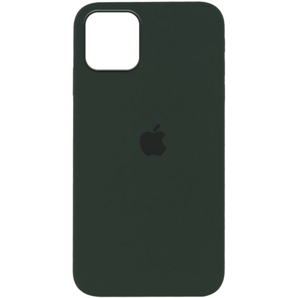 

Противоударный Защитный Силиконовый Чехол - Накладка Epik Silicone Case Full Protective (AA) для Apple iPhone 12 Pro / 12 (6.1'') Термополиуретановый / с Микрофиброй / Матовый / Зеленый / Cyprus Green
