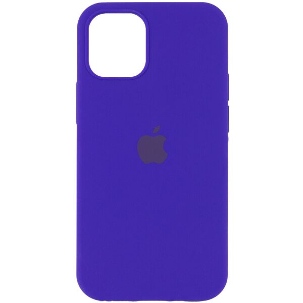 

Противоударный Защитный Силиконовый Чехол - Накладка Epik Silicone Case Full Protective (AA) для Apple iPhone 12 Pro Max (6.7'') с Микрофиброй / Матовый / Фиолетовый / Ultra Violet