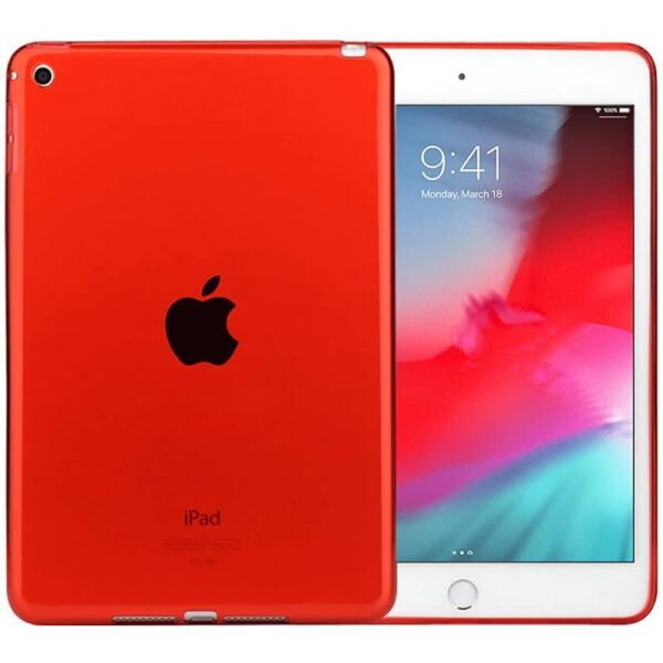 

Противоударный Защитный Термополиуретановый Чехол - Накладка Epik Color Transparent для Apple iPad mini 1 / 2 / 3 (7.9") Минималистичный / Полупрозрачный / Красный