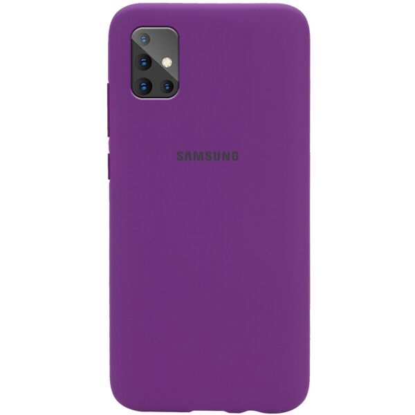 

Противоударный Чехол накладка Epik Silicone Cover Full Protective NEW AA Series для Samsung Galaxy A71 Фиолетовый / Grape