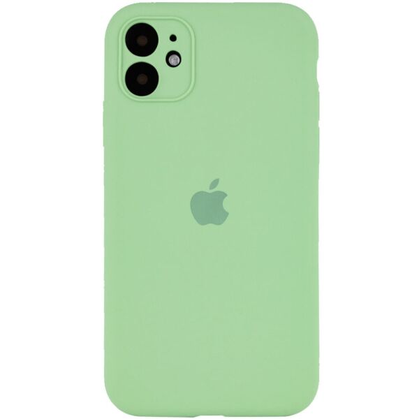 

Чехол Противоударная накладка Epik Silicone Case Full Camera NEW AA Series для Apple iPhone 11 (6.1'') Мятный / Mint