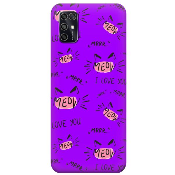 

Силиконовый чехол iSwag для ZTE Blade V2020 Smart с рисунком - Кошачьи мордочки (KS7861)